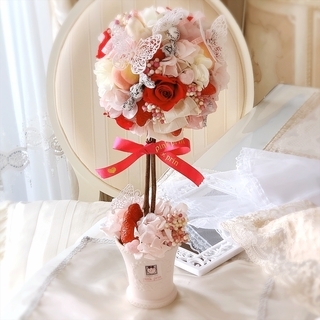 草津駅西口徒歩１分のプリザーブドフラワーとクレイスイーツのお教室の画像