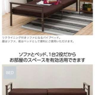 ソファーパイプベット