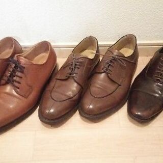 ★就職応援★ スーツ4着=170cm 60kg 靴3足セット=26cmの画像