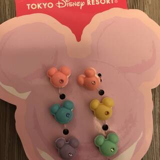 新品未開封　マカロン　ミッキー　イアリング