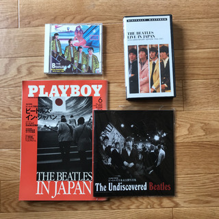 The Beatles 日本公演セット（CD/VHS/雑誌）