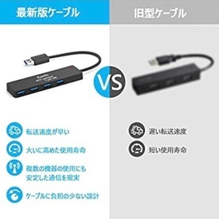 【HANDIC 2020最新版】USBハブ 3.0  5Gbps 高速データ転送の画像