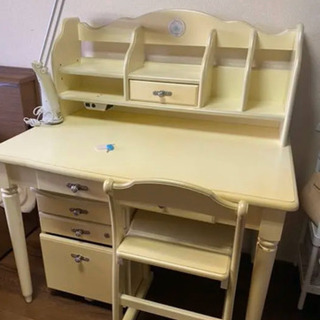 ディズニープリンセス学習机