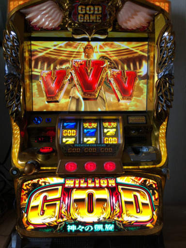 パチスロ 実機　GOD神々の凱旋