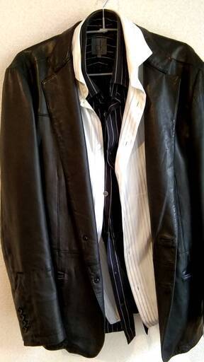 カルバンクライン メンズレザージャケット    MEN（8年前購入ほぼ未使用）