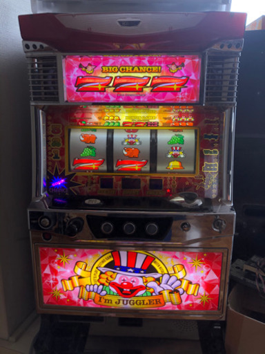ジャグラー　クリスタルパネル　コイン不要機付
