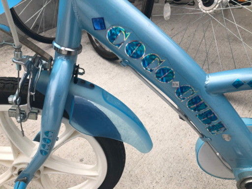 16インチ 女の子 子供自転車 ライトブルー