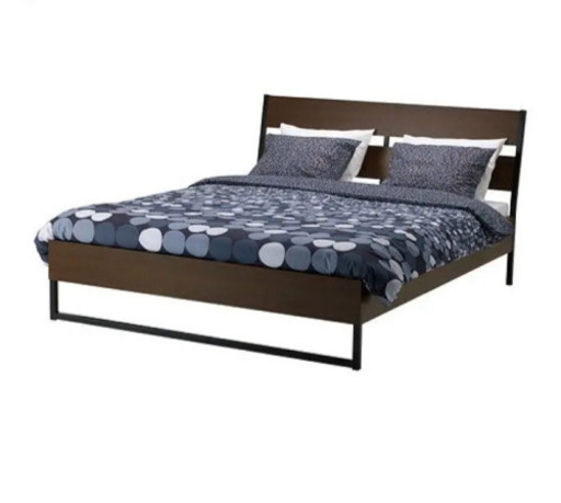 イケア  ダブル　ベッド