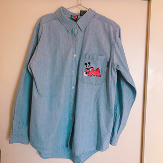【古着】JERRYLEIGH ミッキーのシャツ M