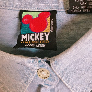 【古着】JERRYLEIGH ミッキーのシャツ Mの画像