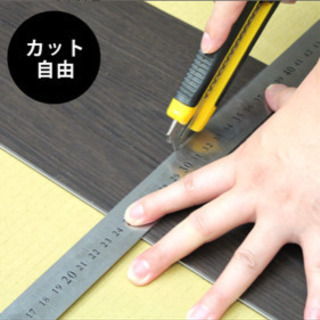【500円】フローリングタイル　フロアマット　100枚の画像