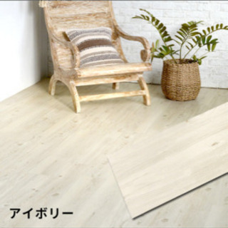 【500円】フローリングタイル　フロアマット　100枚の画像