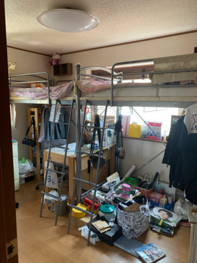 ロフトベッド　幅伸縮　2台