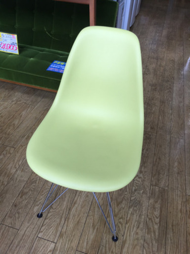 極美品 EAMES イームズ Harman Miller ハーマンミラー社 サイドシェルチェア  ミッドセンチュリー 2010 ライム