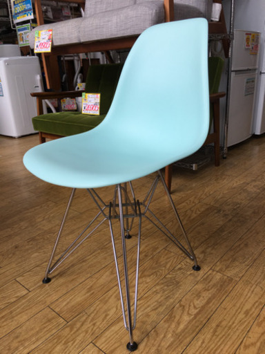 極美品 EAMES イームズ Harman Miller ハーマンミラー社 サイドシェルチェア  ミッドセンチュリー 2011 アクアスカイ