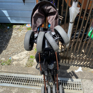 ベビーカー　ベビーバギー　バギーFANロング　B型ベビーカー　36ヶ月まで　フロントバー付きの画像