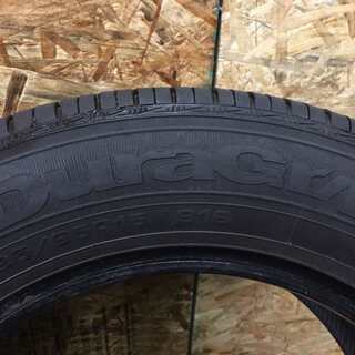 GOODYEAR DuraGrip 195/65R15 15インチ 夏タイヤ 4本 2014年製 バリ溝 セレナ ノア ヴォクシー ウィッシュ等 (VTF163) クレジットカード QR決済可能の画像