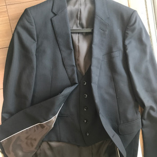 moda ritornoスーツ　ブラック　ストライプ
