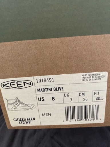 keen 新品未使用　メンズ　サイズ26センチ