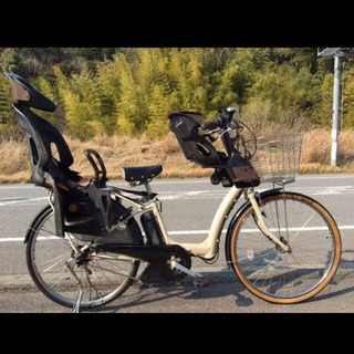 お譲り先が決定しました】電動自転車 ヤマハ ラフィーニ 3人乗り