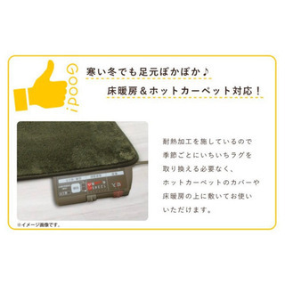 新品！未開封！ラグ　185㎝×130㎝の画像
