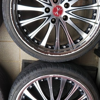 手渡希望 ノア等 19インチアルミ& 225/35ZR19の画像