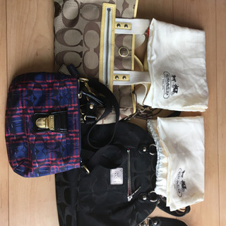 COACH バッグ3つセット ミ*ラ様 COACH バッグ 3つセット コーチ バッグ