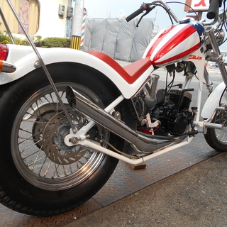 イタリア製バイク(50㏄）走れば注目される機能美及び構造美なバイクの画像