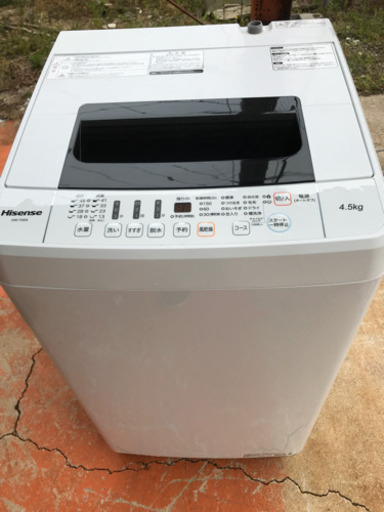 【2018年製 値下げしました】Hisense 全自動洗濯機