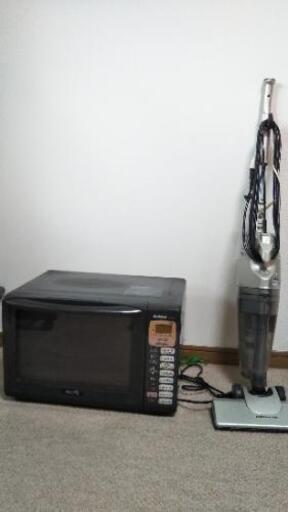 オーブンレンジ、掃除機