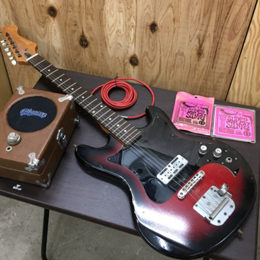ギター+コンパクトアンプセット 欠品 傷有り 練習用にどうですか？