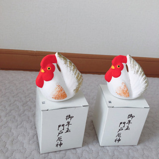 門戸厄神御年玉　酉の置物