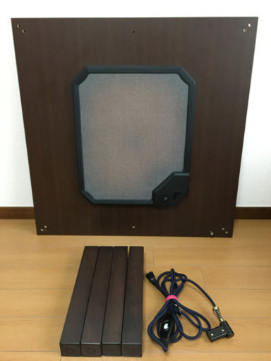 【単品のお引き取りも可能です】フラットヒーター こたつ テーブル セット こたつ布団 ラグ ダークブラウン 無印良品