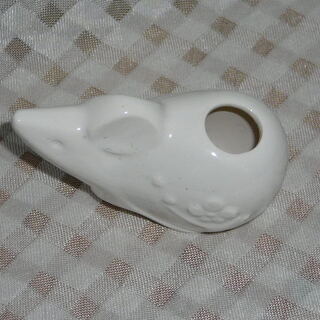 ねずみ　子　干支　つまようじ入れ　十二支　陶器　置物　爪楊枝