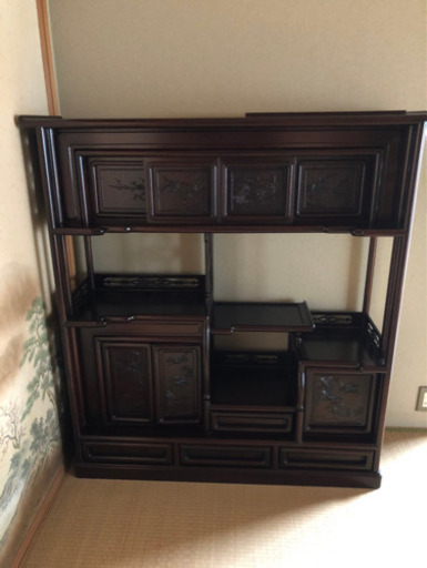 茶箪笥！飾り棚！美品！
