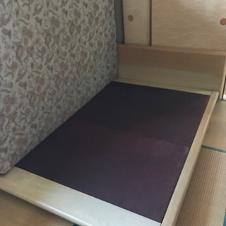 【あげます】セミダブルベッドの画像