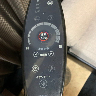 シャープ　プラズマクラスター搭載扇風機　リモコン付きの画像