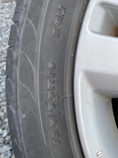 HONDA FIT RS GE8 純正アルミホイールとタイヤ