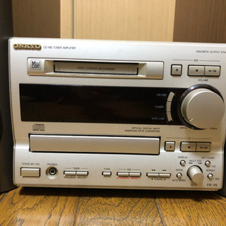 【ジャンク品】ONKYOミニコンポ、スピーカーの画像
