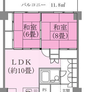 温泉大浴場付きリゾートマンション２ＬＤＫ賃貸　６．８万円 - 吾妻郡