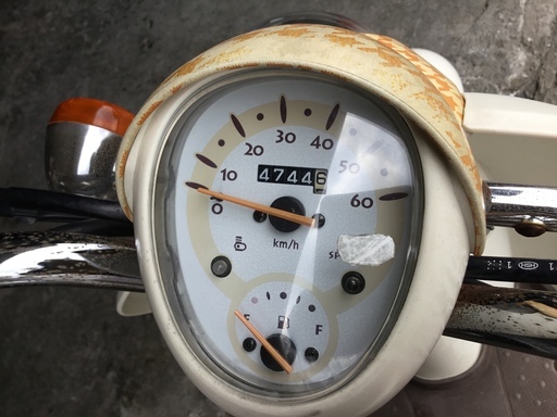 【諏訪湖一周確認】クレアスクーピー　希少の純正セキュリティ付！　人気の千鳥柄　すぐ乗れます！