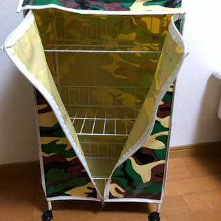シェルフ 迷彩 チャック付きの画像