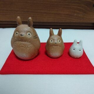 となりのトトロ 信楽焼 ３体セット