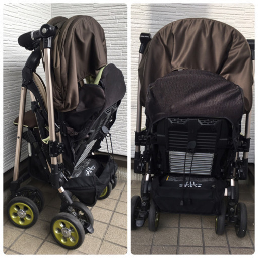 値下げ中☆コンビ☆上級モデル ベビーカー ディアクラッセ オート4キャス XZ-600