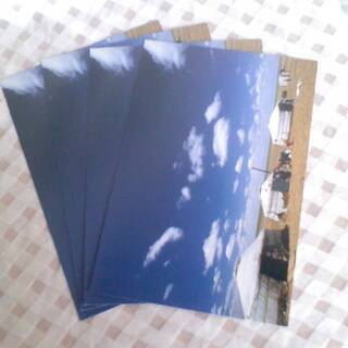 新品　赤阪友昭写真展・天蓋の民　ポストカード　4枚セット