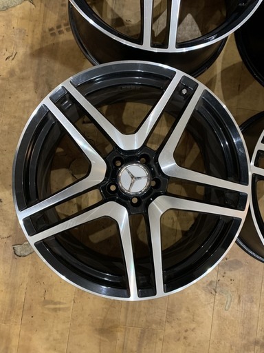 ＡＭＧ 風 デザイン 5スポーク ホイール 20インチ 8.5Ｊ x2 9.5Ｊ x2 PCD 112 4本セット ハブ径66mm 札幌発