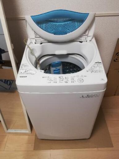 洗濯機　TOSHIBA 5kg 2017年製