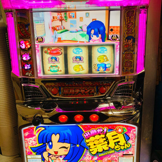 出番だ！葉月ちゃん　不要機付き　パチスロ　実機 ユニバ 出番だ葉月ちゃん スロット台 実働 コイン付き