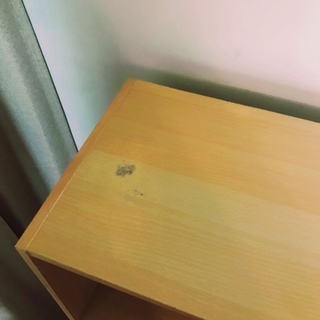 カラーボックス2つと上置きの画像