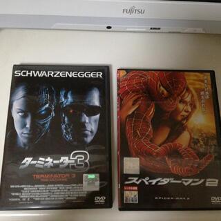 DVD2枚セット ターミネーター3,スパイダーマン2